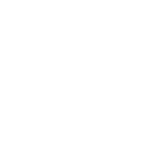 A white silhouette of a person kicking a punching bag.